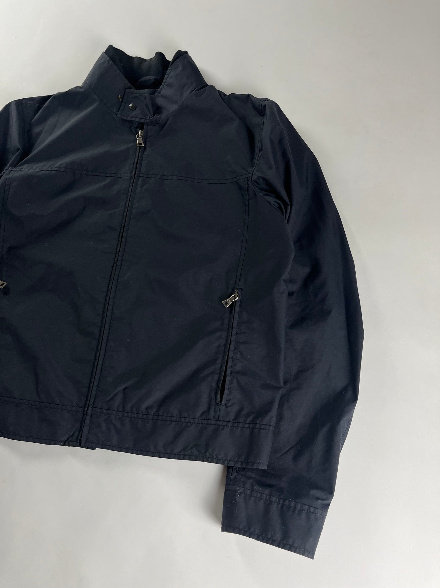 Prada Linea Rossa Marine Nylon Tech Moto Jacket FW 2006 - XL