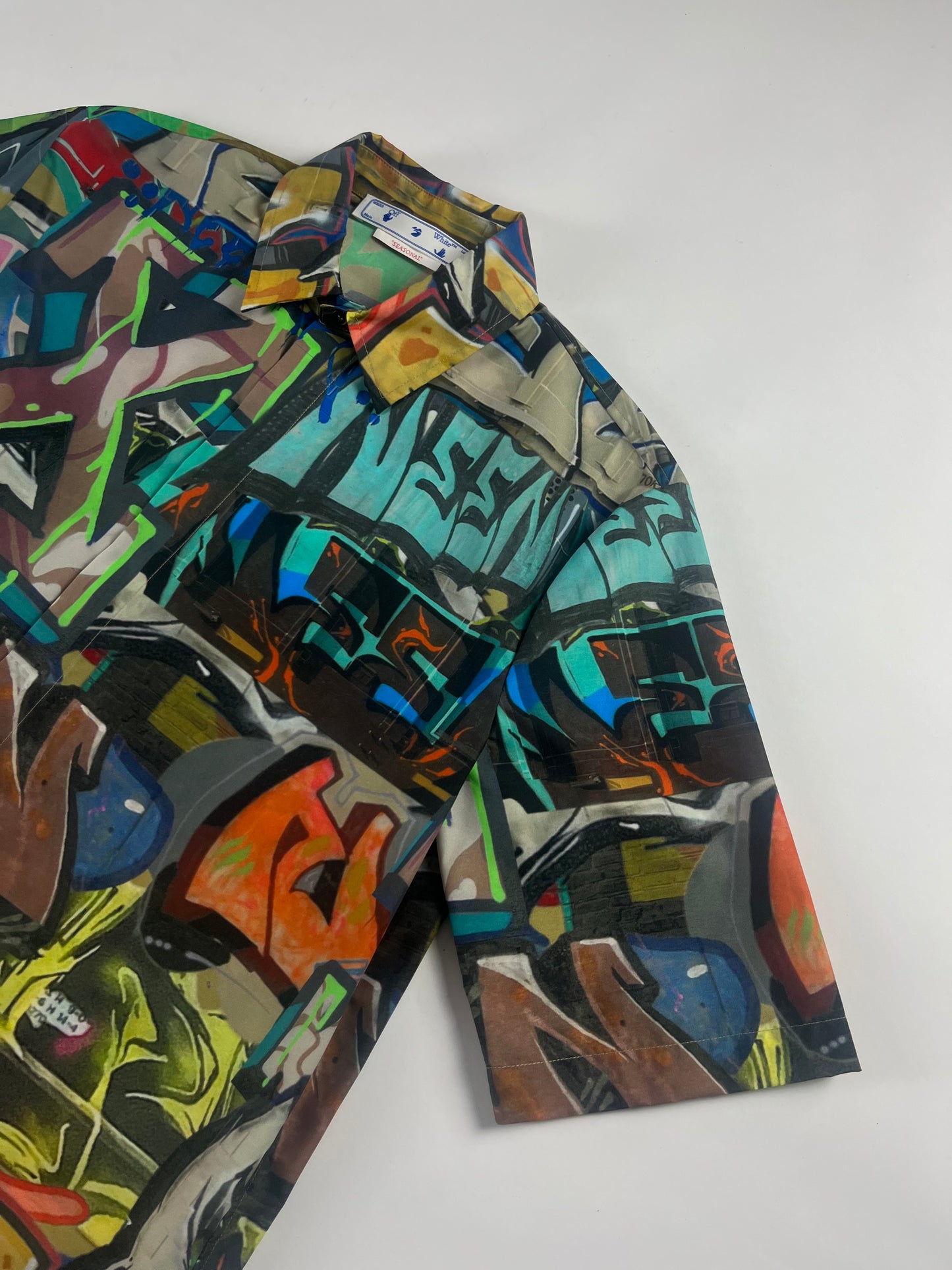 Off-White Neen Allover Graffiti Shirt SS 2022 - S/M