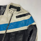 Dolce & Gabbana Leather Blue Motorcycle Biker Jacket SS 2001 - M