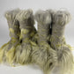 Rick Owens x Moncler Acid Gradient Big Rocks Goat Fur Boots FW 2023 - 43 EU