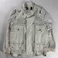 Gucci Sample 2 in 1 Cargo Mesh Leather Utility Bomber Jacket SS 2010 - S