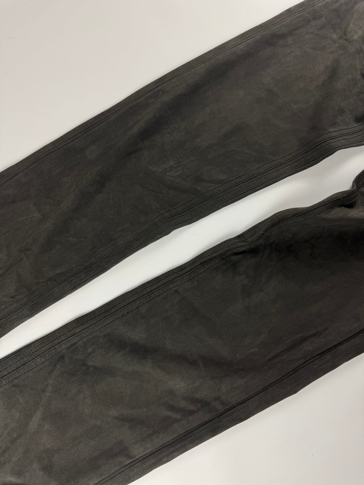 Y/Project Sample Dark Grey Suede Pants SS 2019 - S