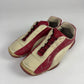 Prada Sport Red Cream Leather Shoes SS 2001 - 9 IT/44 EU