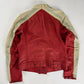 Prada Sample Red Cream Fusion Racer Jacket SS 2002 - XS