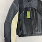 Gucci Sample Alexandro Michele Elbows & Shoulders Strong Pads Leather Biker Jacket FW 2023 - M