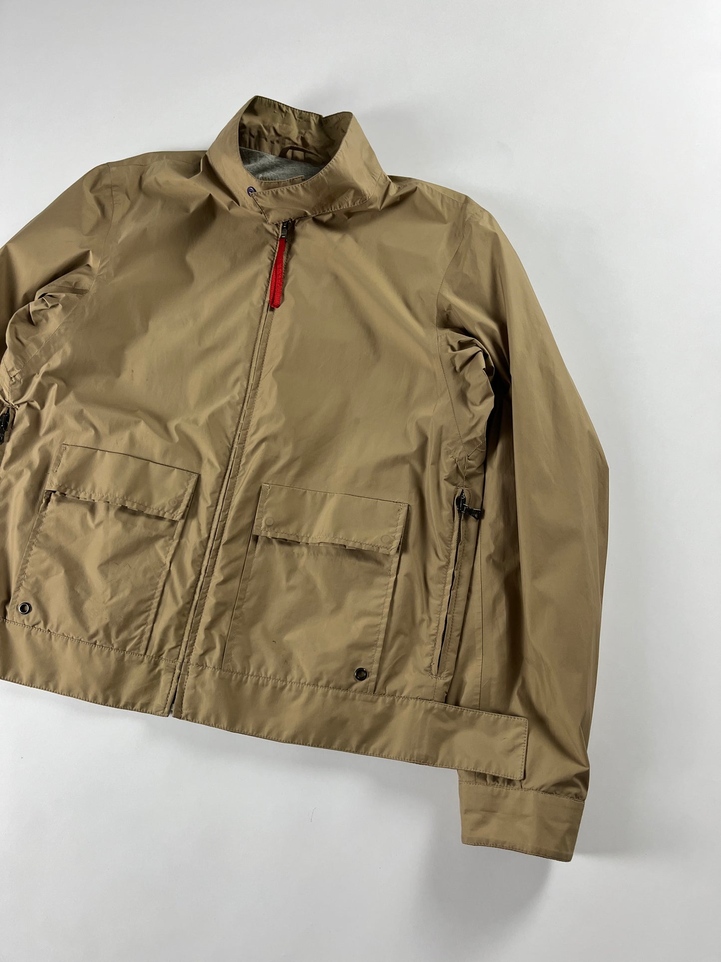 Prada Sand Camel Technical Nylon Jacket SS 2000 - M