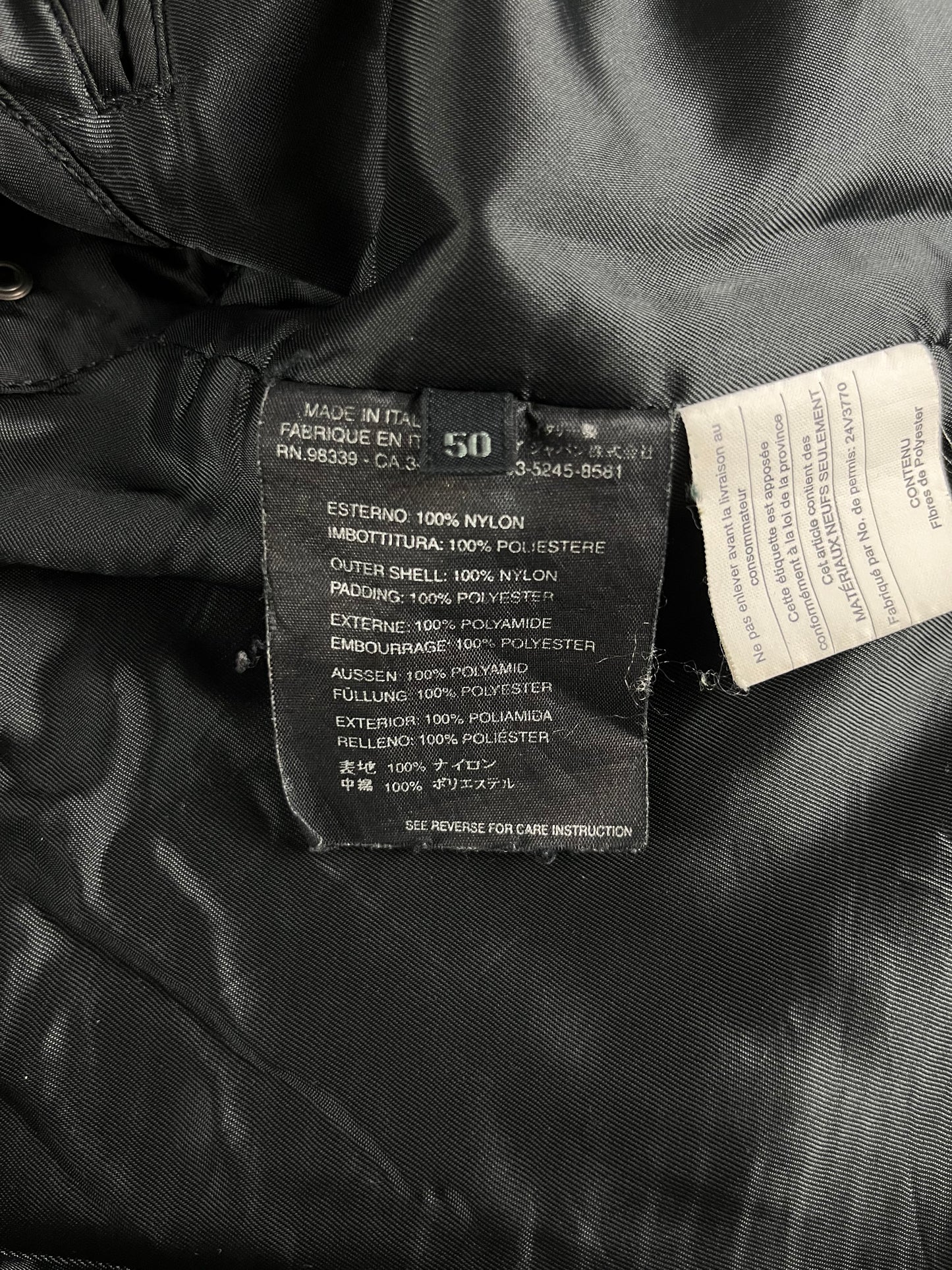 Prada Essential Black Work Trucker Jacket 2000s - L