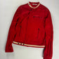 Yves Saint Laurent Rive Gauche Tom Ford Red Leather Motor Jacket SS 2004 - M
