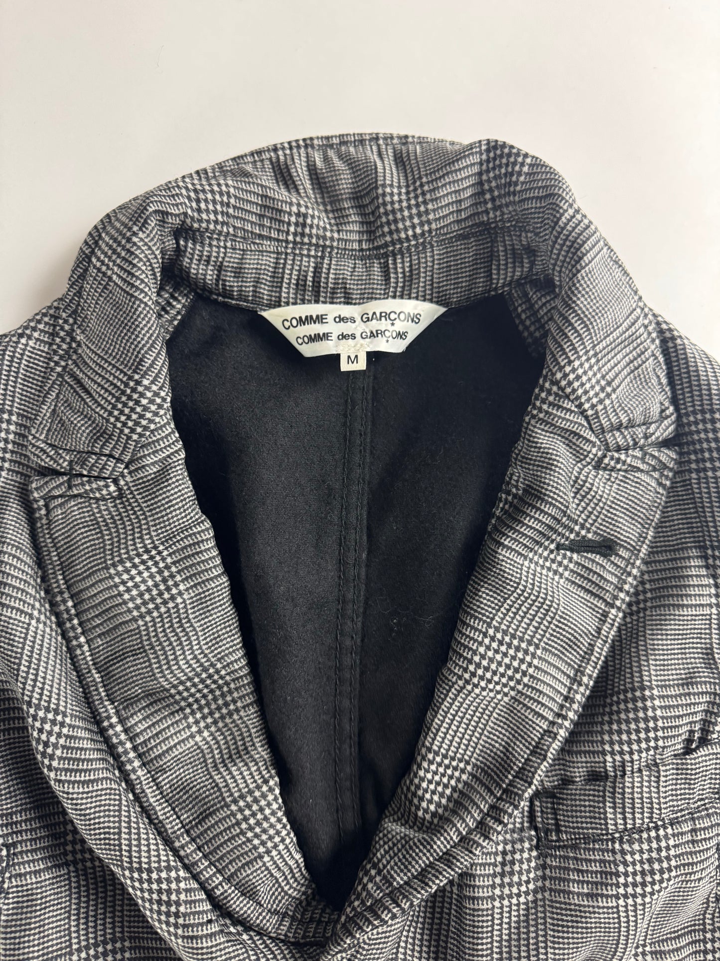 Comme Des Garçons Tailored Plaid Blazer FW 2009 - M