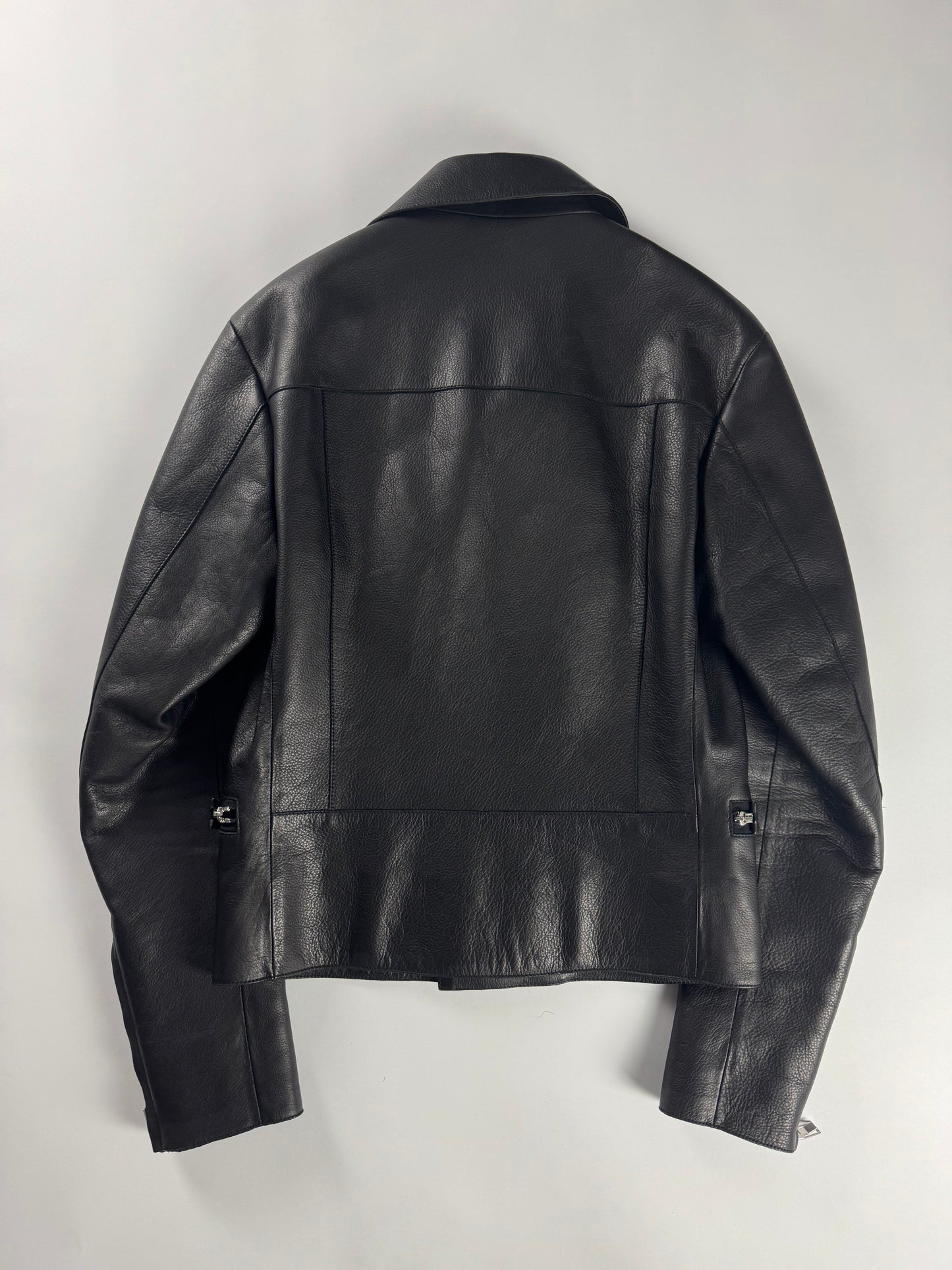 Balenciaga Alexander Wang Dark Buffalo Leather Perfecto Jacket FW 2015 - M