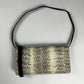 Miu Miu Grey Snakeskin Python Shoulder Bag SS 2000 - OS