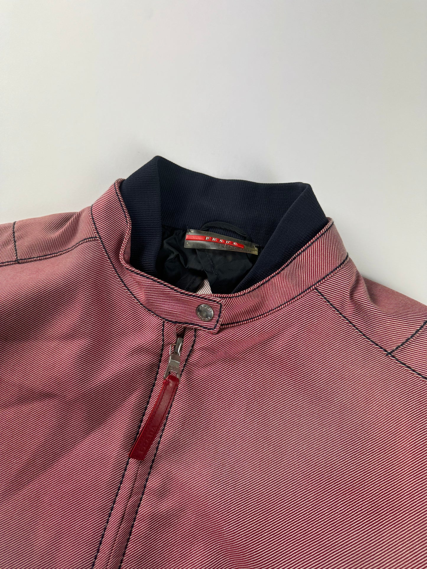 Prada Short Sleeves Moto Jacket 2000s - S