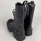 Balenciaga Bulldozer Lace Up Matt Smooth Calfskin Black Boots SS 2023 - 43 EU
