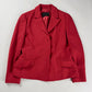 Prada Red Buttoned Stitches Blazer Jacket FW 1998 - S