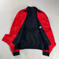 Balenciaga Alexander Wang Red Silk Bomber Jacket SS 2013 - M