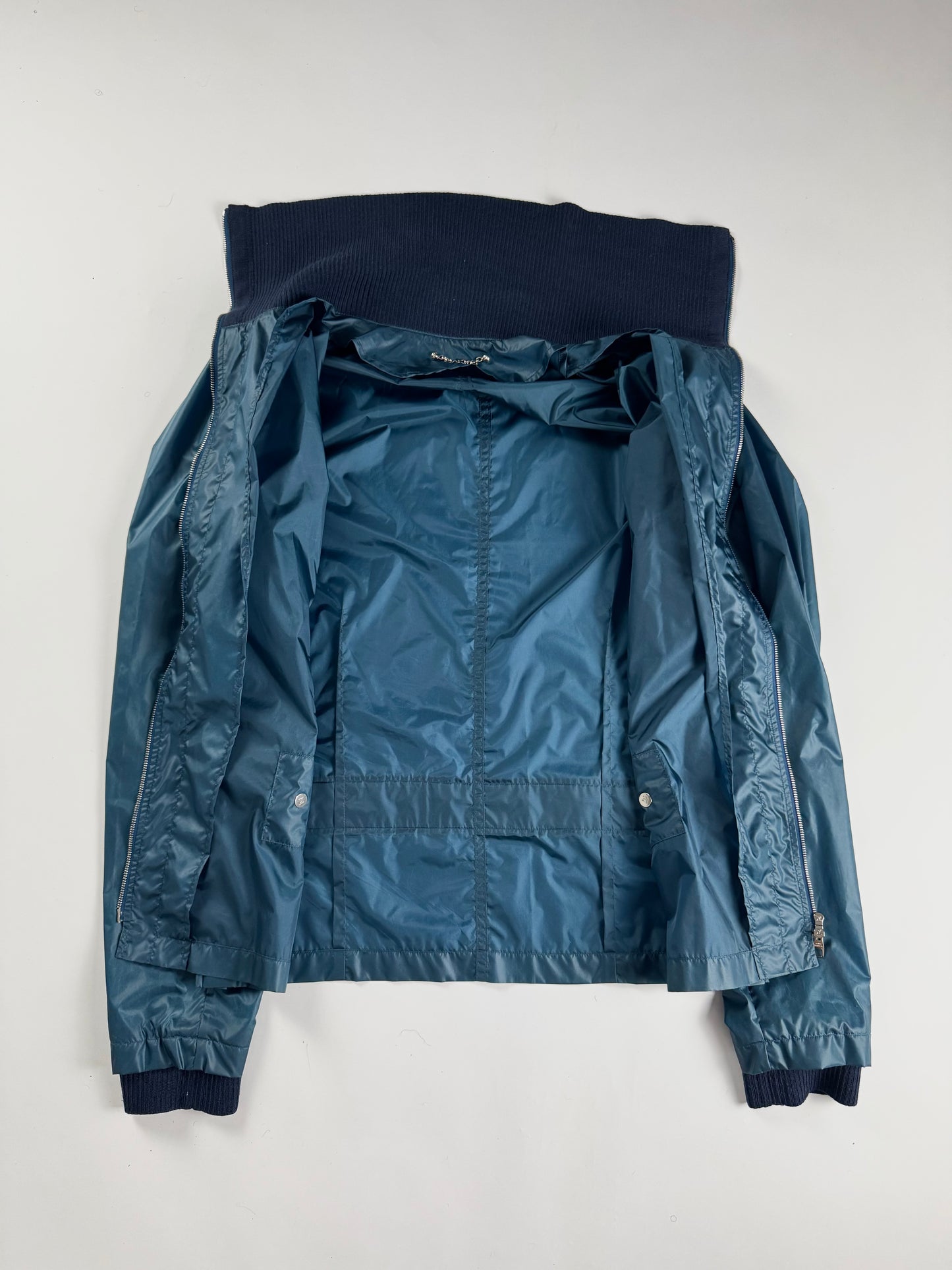 Louis Vuitton Blue Military Technical Turtleneck Jacket FW 2008 - M