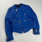 Balenciaga Nicolas Ghesquière Perfecto Royal Blue Leather Cobalt Rider SS 2011 - XS