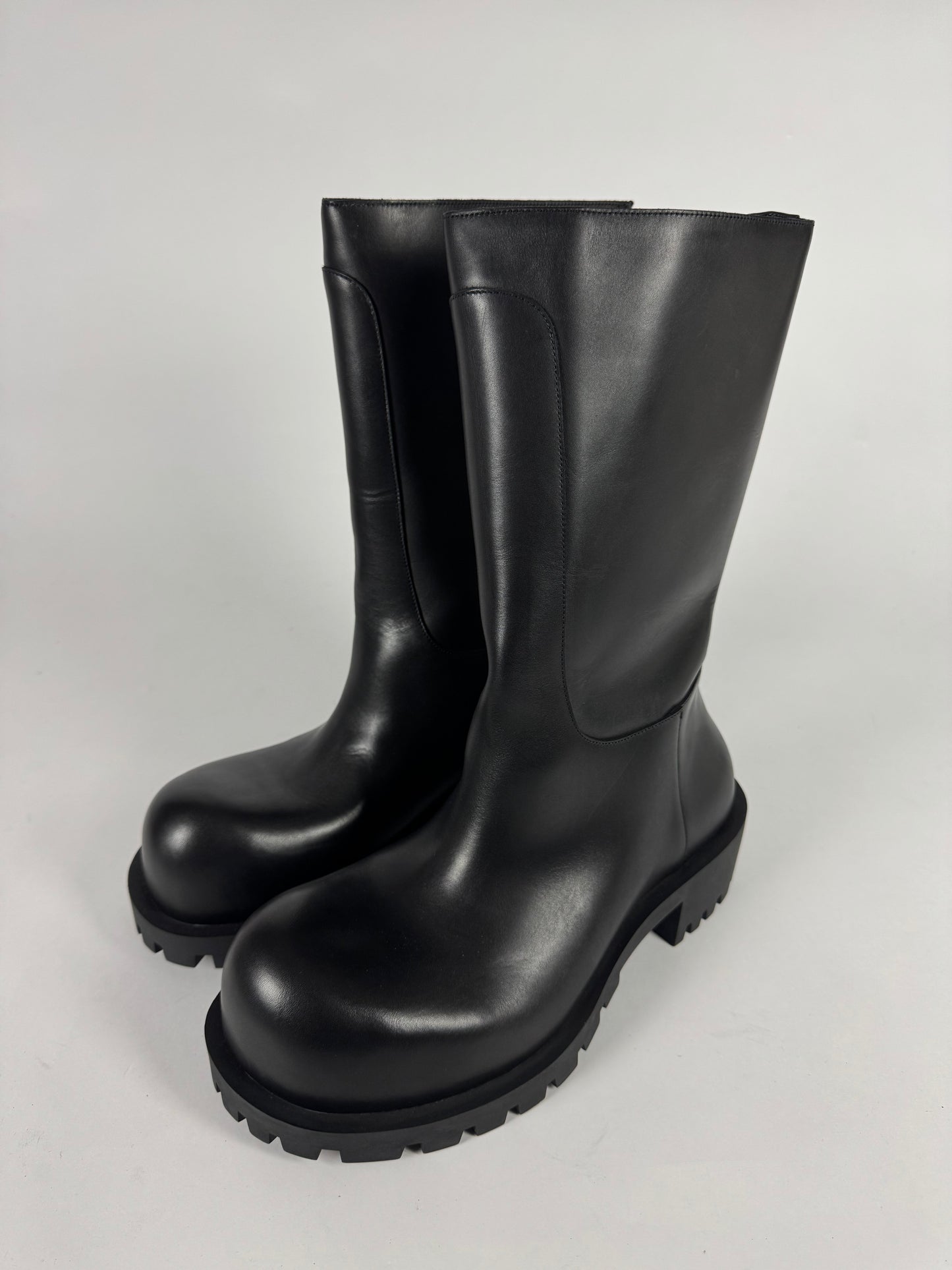 Balenciaga Military Hummer Tall Leather Boots FW 2022 - 44 EU
