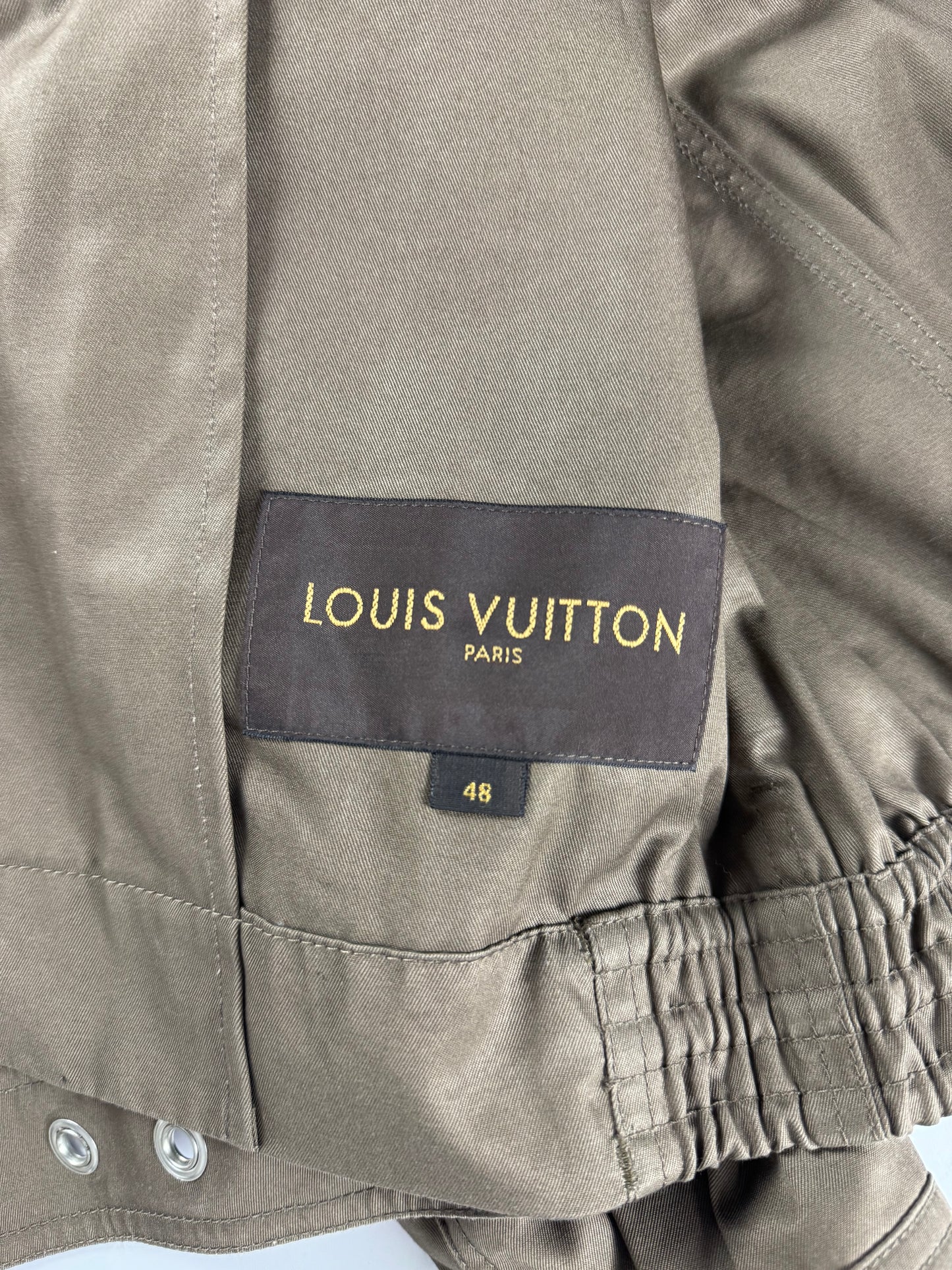 Louis Vuitton Sample Safari Perfecto Exotic Ostrich Leather Jacket SS 2017 - M