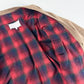 Maison Margiela x Pendleton Red Tartan Plaid Tan Knit Western Fringe Cardigan FW 2023 - XXL