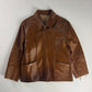 Our Legacy Raw Edges Brown Pony Hair Leather Jacket FW 2013 - S