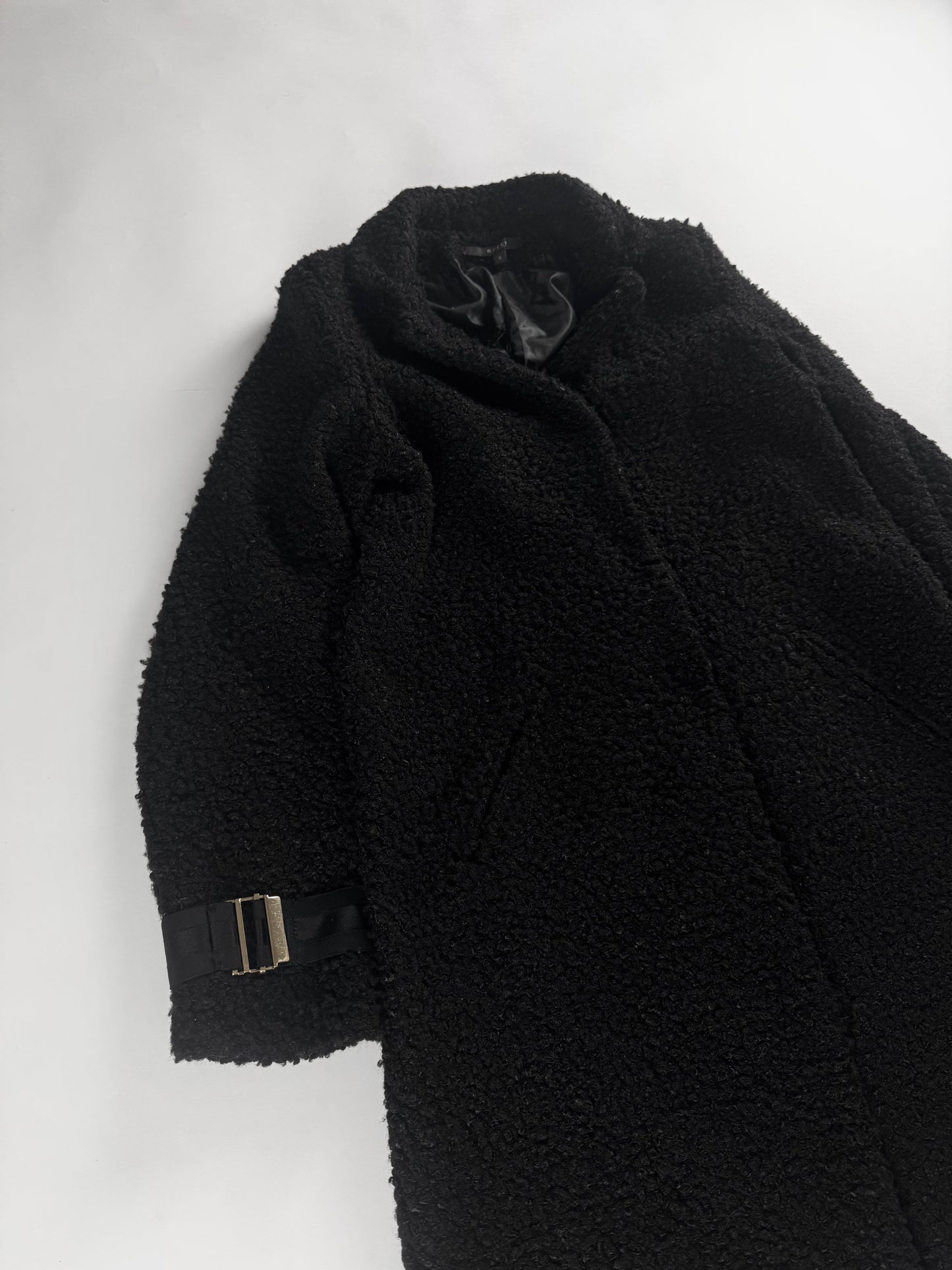Gucci Shearling Effect Textured Wool Coat FW 2007 - S