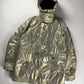 Prada Bright Silver Thermal Shearling Lining Astronaute Parka Jacket 2000s - M