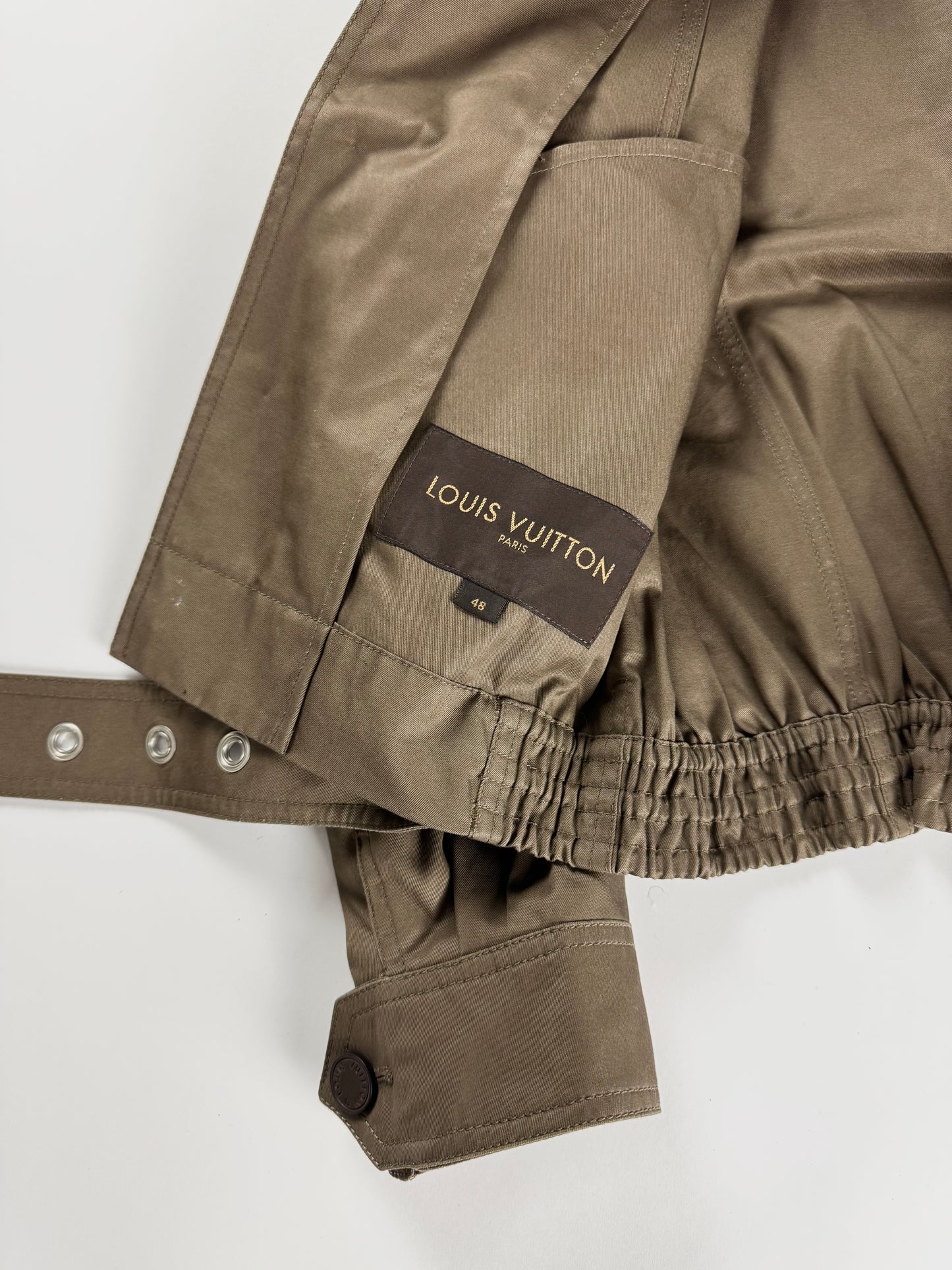 Louis Vuitton Sample Safari Perfecto Exotic Ostrich Leather Jacket SS 2017 - M