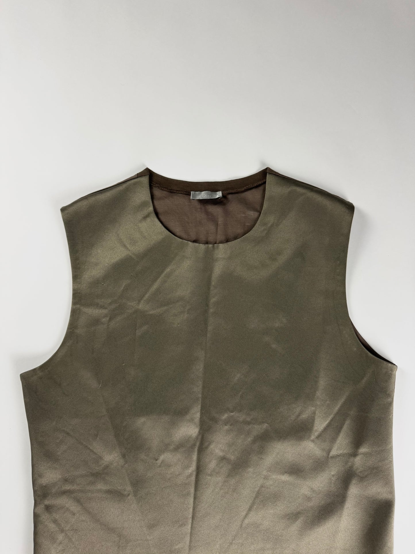 Dior Homme Sample Khaki Essential Tank Top SS 2014 - M