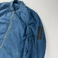 Rick Owens Sample Blue Aviator Bomber Jacket - L