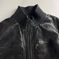 Prada Plissé Collar Leather Bomber Jacket FW 2007 - M
