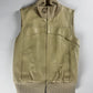 Louis Vuitton Cream Leather Ribbed Knit Collar Vest 2000s - XS