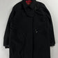 Prada Black Belted Collar Coat FW 1999 - M