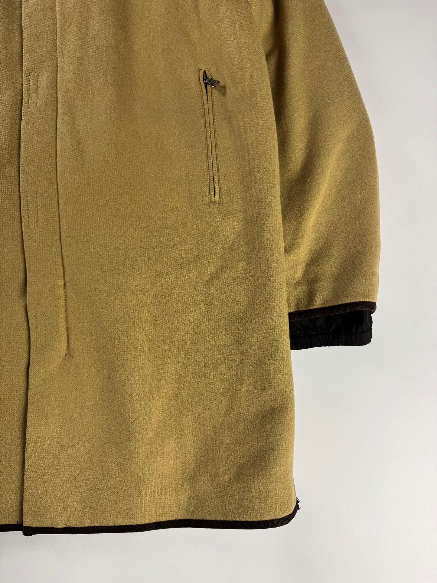 Prada Linea Rossa Camel Wool Coat FW 1999 - L