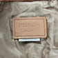 Prada Milano Soft Leather Pink Stripped Knit Rib Bomber Jacket 2010s - XS