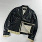 Prada Black Artisanal Leather Premium Jacket SS 1999 - M