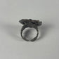 Jean Paul Gaultier Love & Death Adjustable Heart Ring 1990s - OS