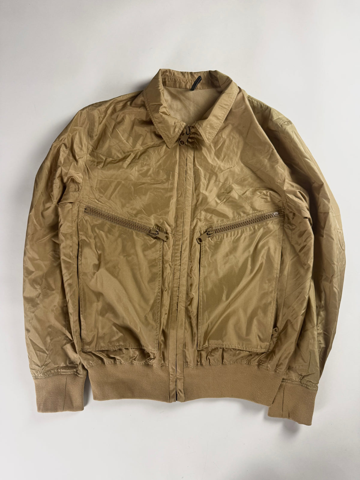 Dior Homme Kris Van Assche  Fragmented Nylon Bomber Jacket SS 2009 - L