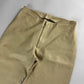 Gucci Tom Ford Cream Leather Flare Pants 1990s - S