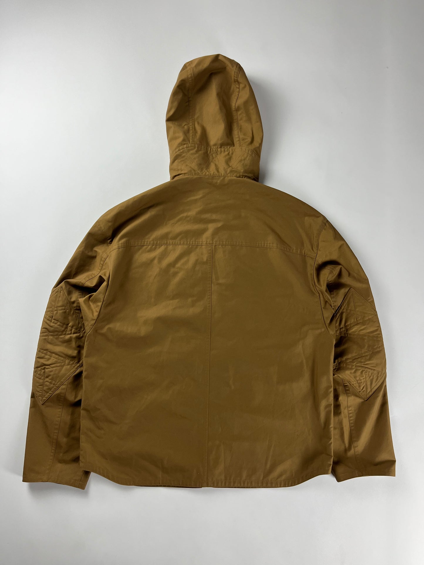Hermès Sample Camel Hooded Windbreaker Jacket FW 2021 - M