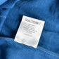 Louis Vuitton Sample Royal Blue Cotton Attached Silver Chain Neckline Detail Tee Shirt 2010s - M