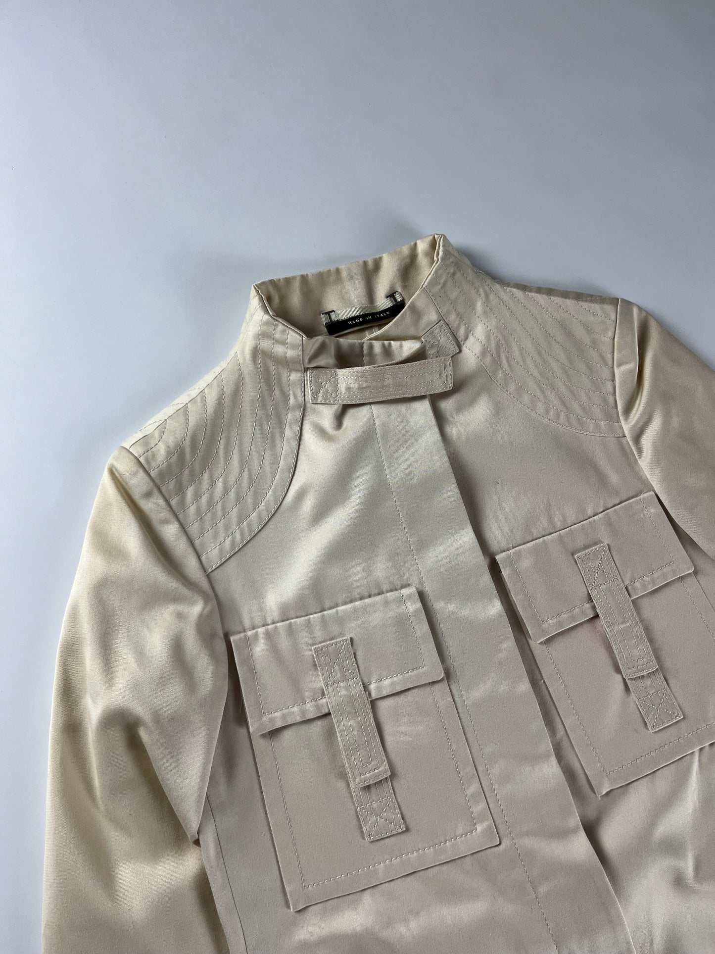 Gucci Tom Ford Multi Pocket Saharienne Trench SS 2003 - S