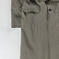 Prada Grey Striped Minimalist Belted Coat FW 2000 - L