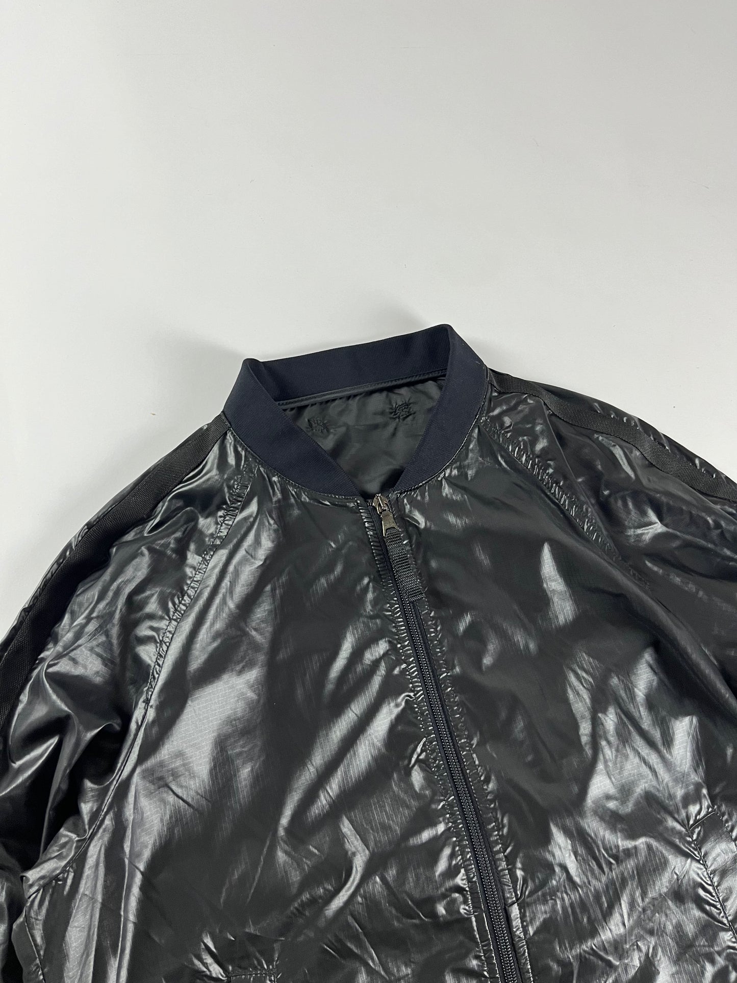 Prada Shadow Light Nylon Line Bomber Jacket SS 2010 - S