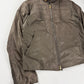 Louis Vuitton Brown Damier Quilted Gold Detail Racer Jacket FW 2007 - L