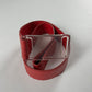 Prada Red Leather Snakeskin Translucent Belt FW 1999 - 70 cm