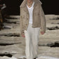 Gucci Tom Ford Suede Camel Shearling Jacket FW 2002 - XL