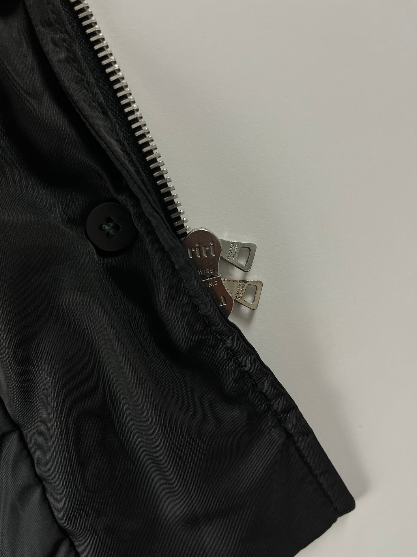 Prada Elastic Waisted Pilot Belted Collar Jacket 2000s - S