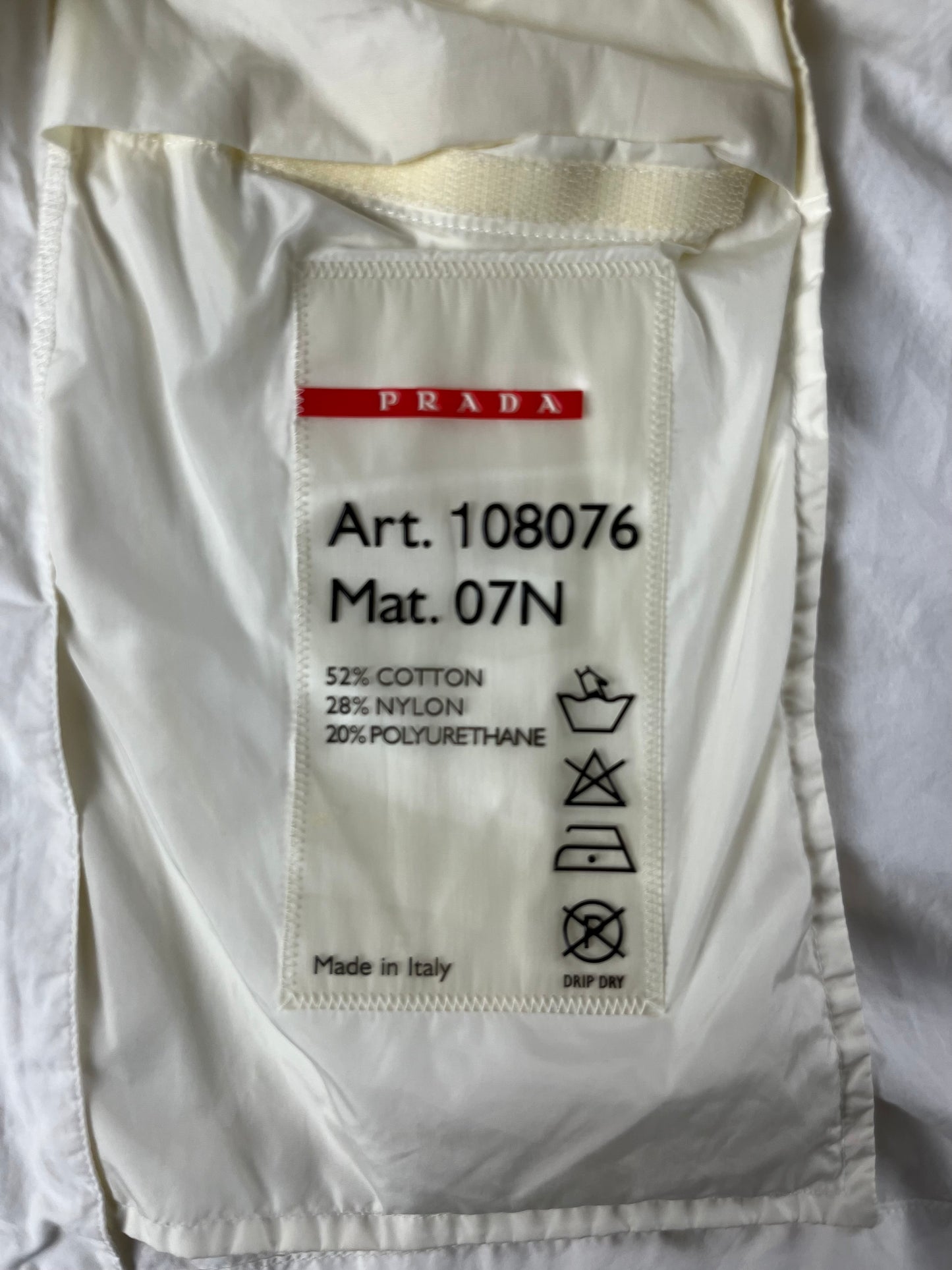 Prada Linea Rossa Packable Light Nylon Jacket SS 1999 - S
