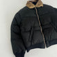 Prada Converted Hooded Fur Collar Cropped Puffer Jacket FW 1998 - L